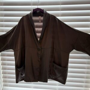 MarlaWynne Dark green Women's Cape Jacket